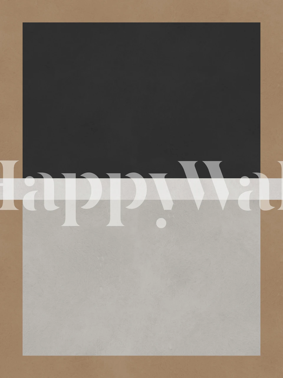 Modern geometric art wallpaper in a room