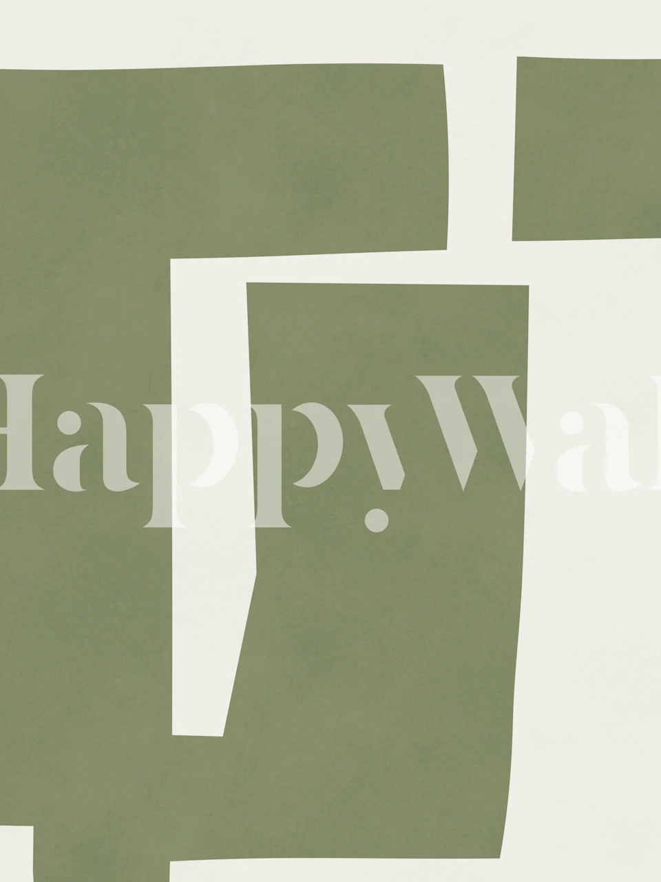 Contemporary Sage Shapes tapeta u sobi