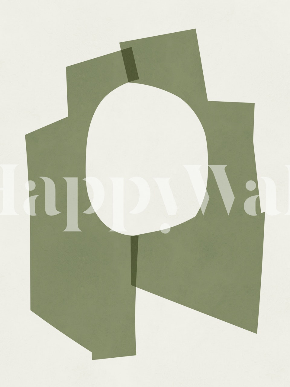 Zelené abstract geometry tapety v místnosti