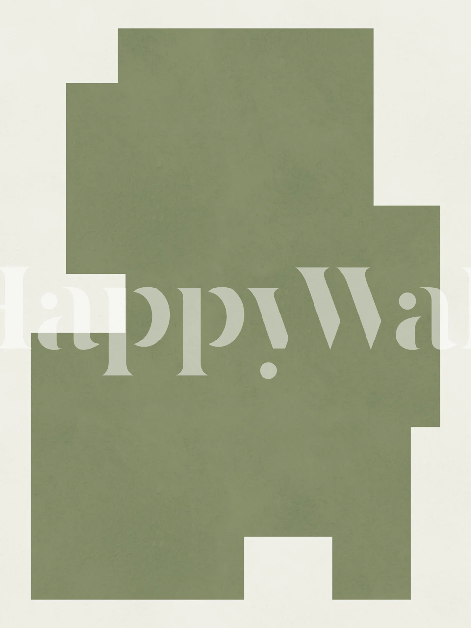 Organic Green Serenity tapet i et rom