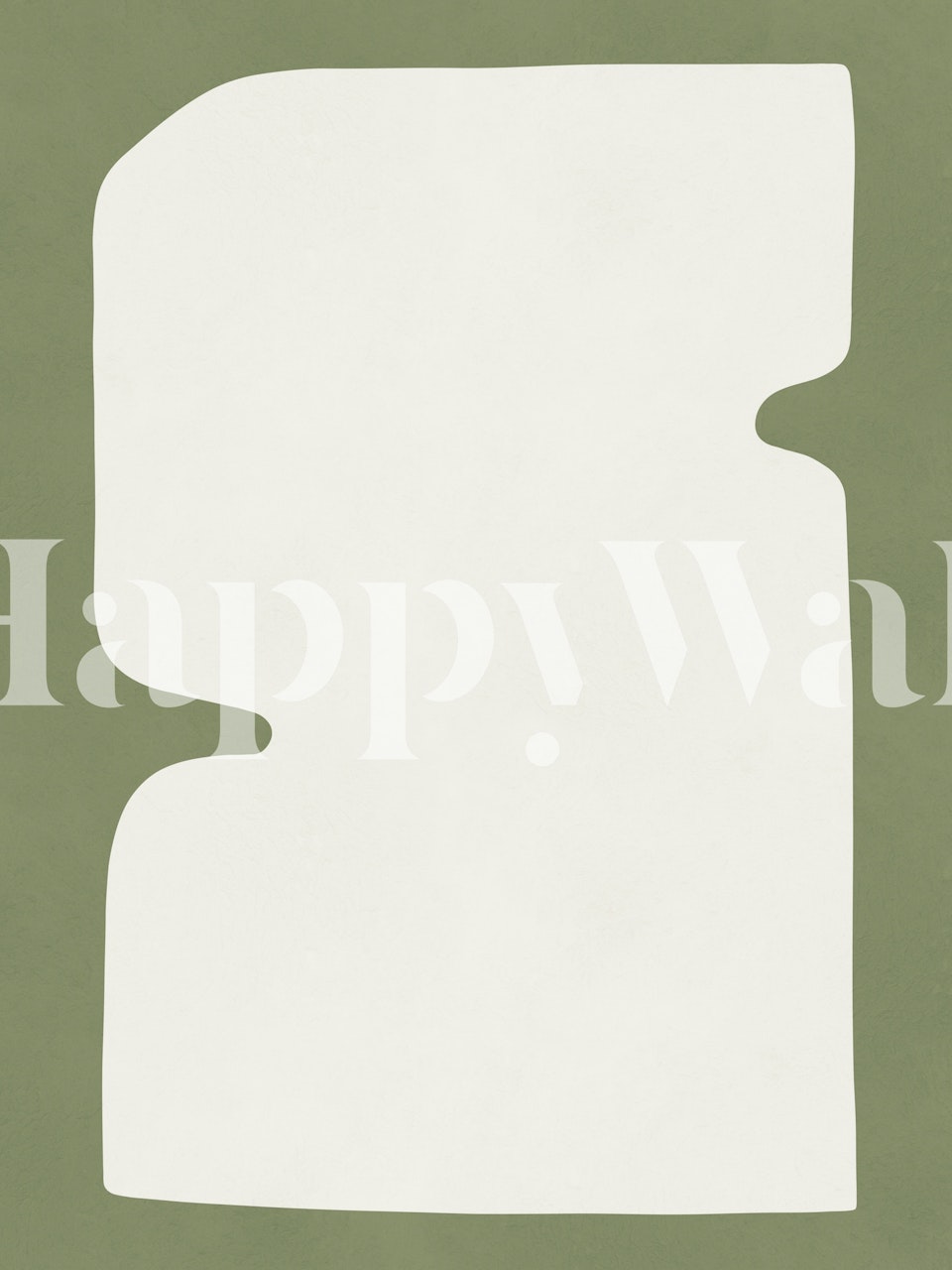 Abstract Silhouette wallpaper in a room