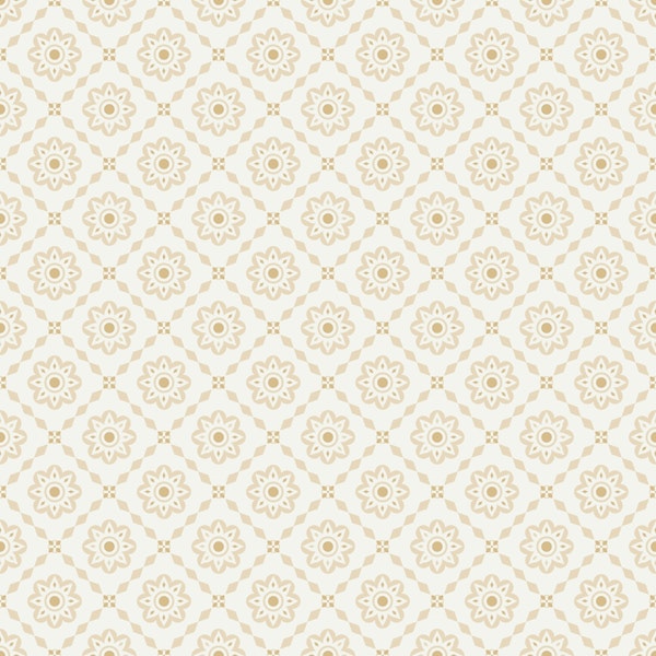 Floral Tiles Neutral, Small