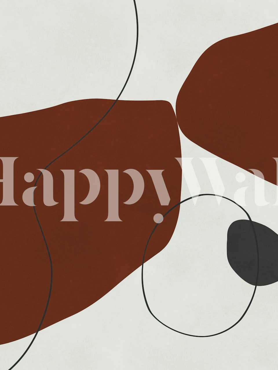 Earthy minimalist abstract wallpaper with warm tones and curves