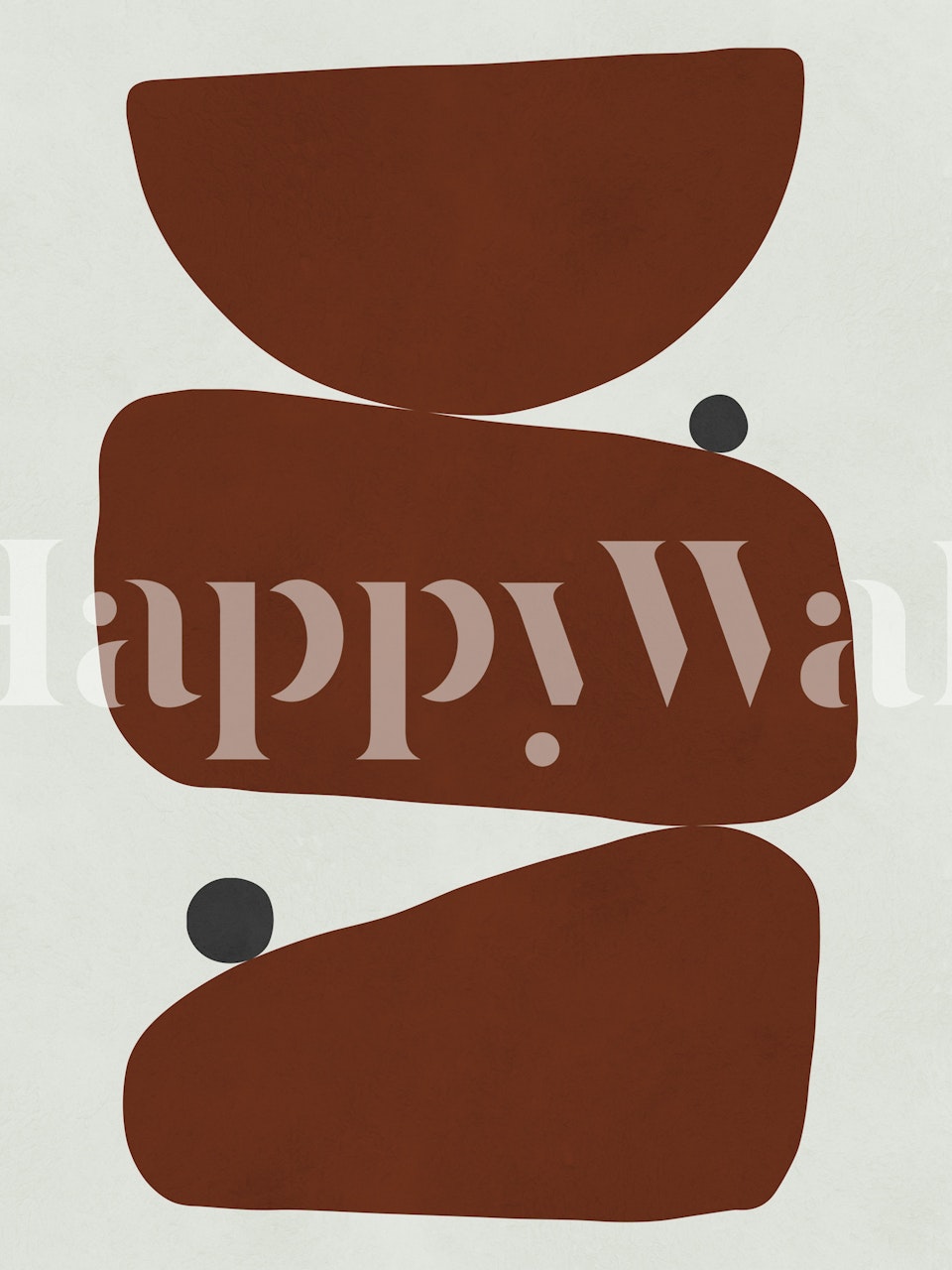 Rustic Abstract Stacks wallpaper in een kamer