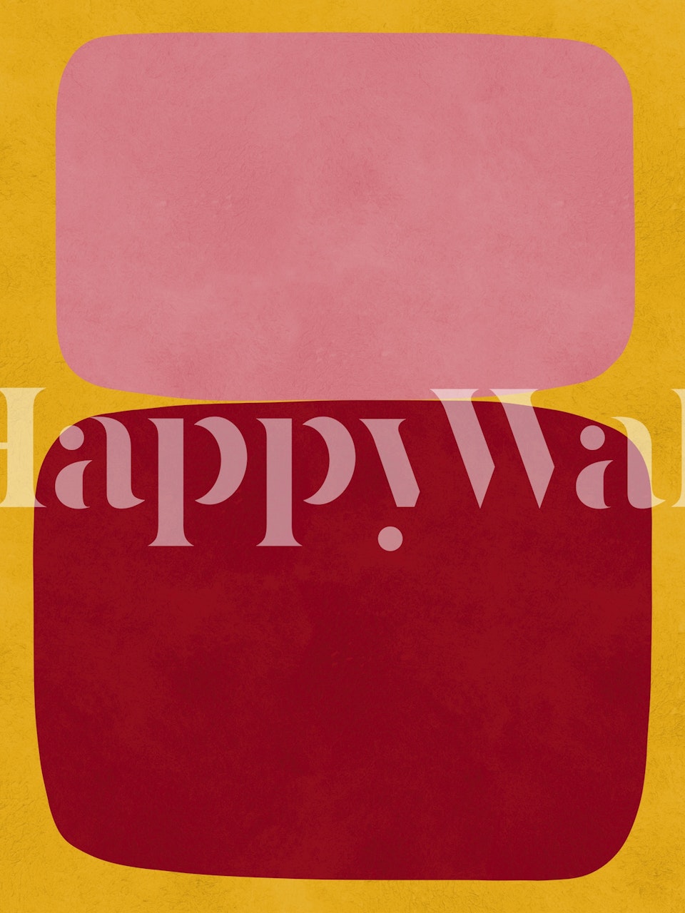 Tapeta Retro Color Harmony w pokoju