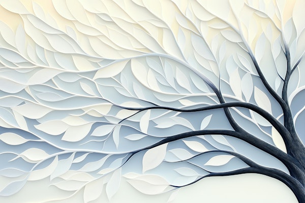 Elegant Tree Silhouette