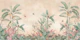 Vintage Jungle Landscape & birds