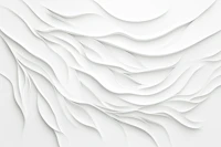 Serene White Waves tapetas