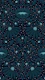 Night Flowers and Fireflies for Bedroom blue