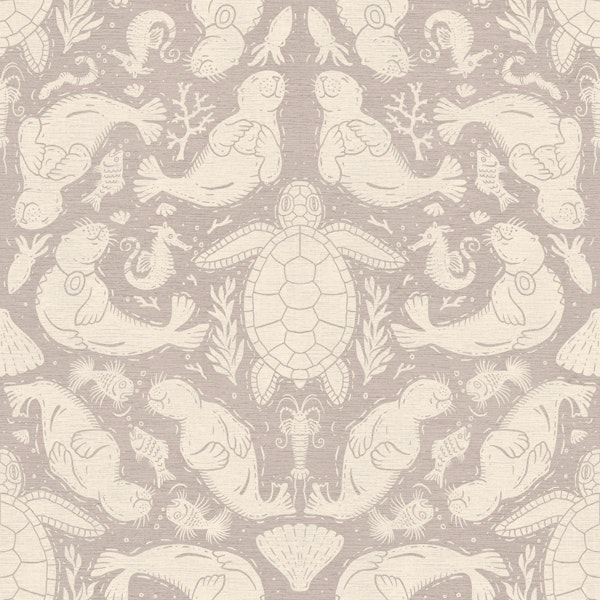 Playful ocean friends