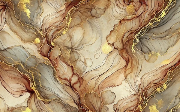 Caramel Drift Alcohol Ink