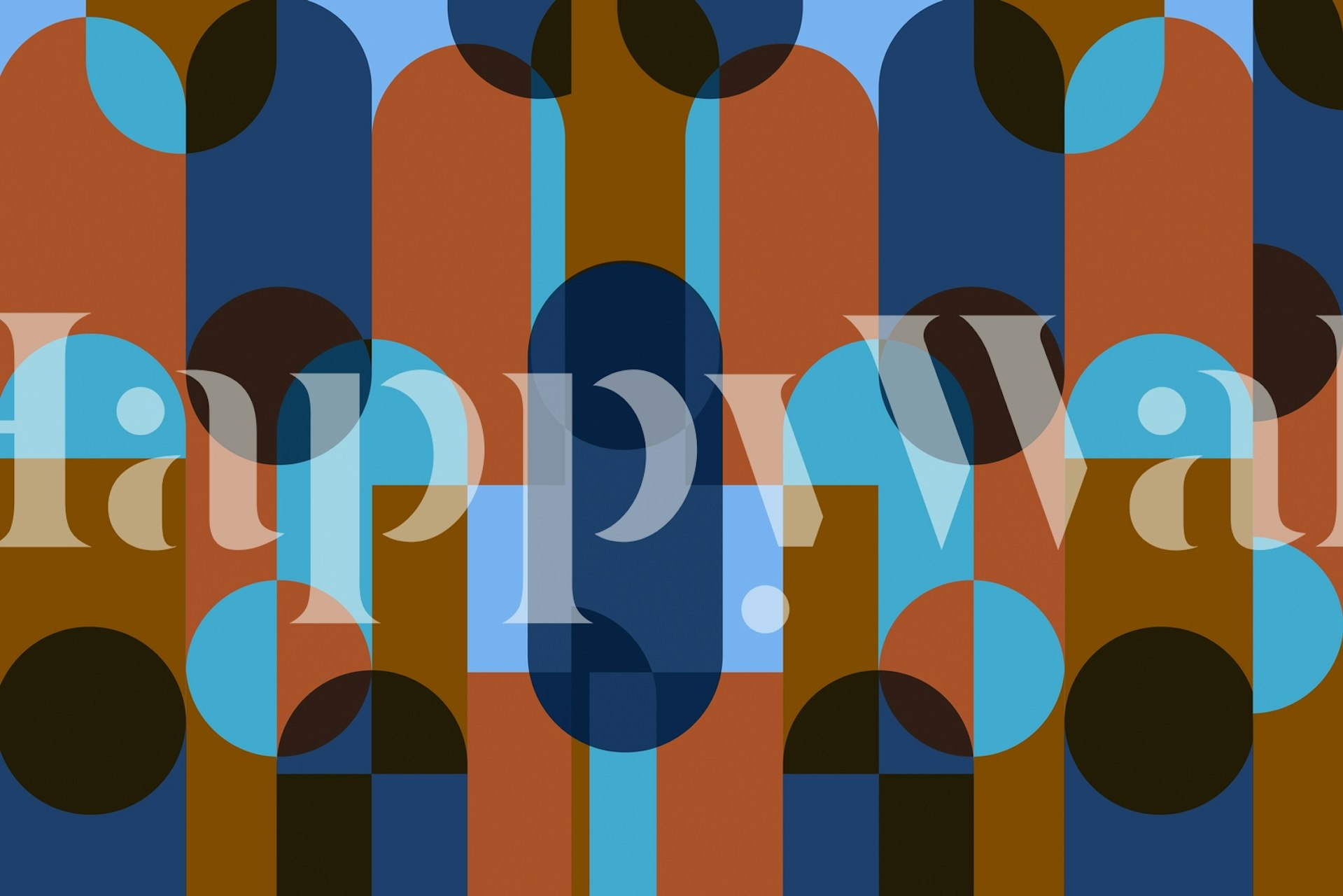 Geometrijska pozadina Ping Pong u sobi