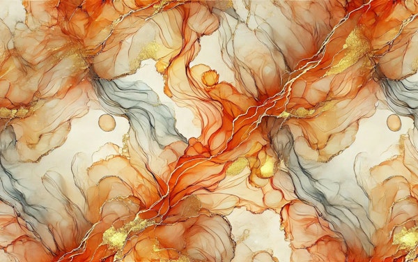 Sunset Ember Alcohol Ink