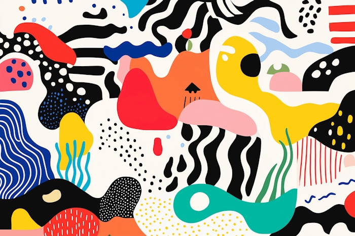 Colorful Abstract Geometric Wallpaper