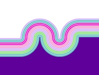 Bold Retro Flow papiers peint