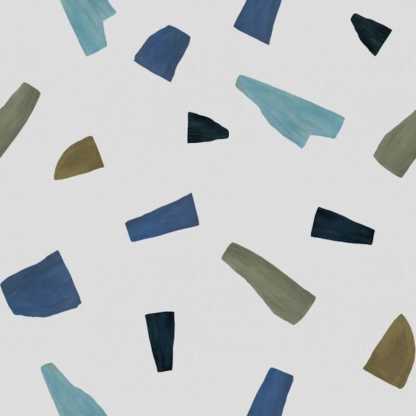 Blue & Brown Abstract