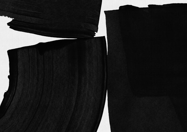 Minimalist Painting Black I