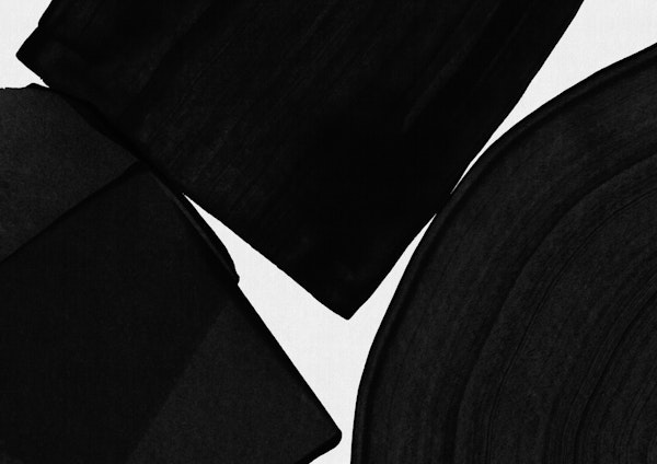 Minimalist Painting Black II