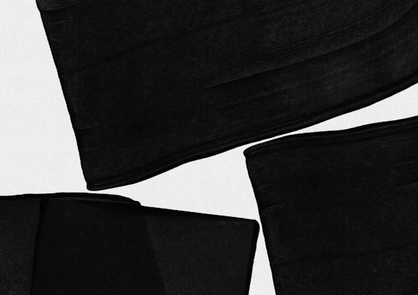 Minimalist Painting Black III