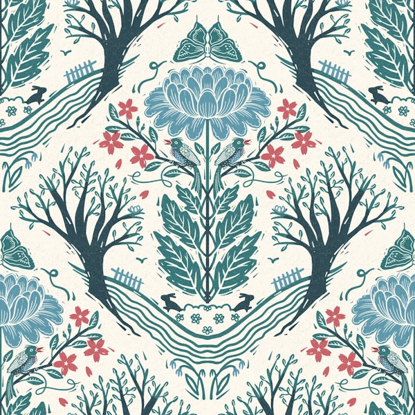 Enchanted Garden Tapestry