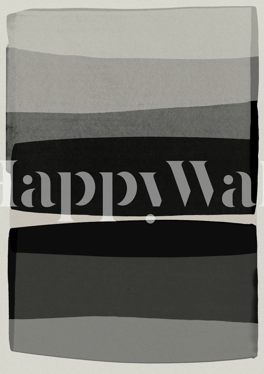 Black and white striped abstract design wallpaper