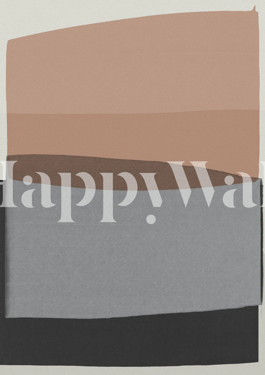 Modern pink und grey Tapete in einem Raum