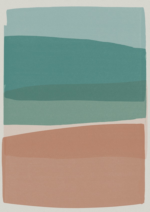 Modern Turquoise and Pink