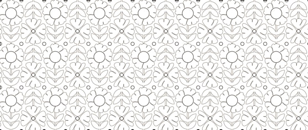 Charming Flora Line Art