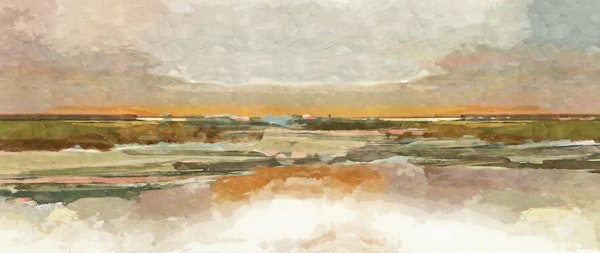 Serene Pastel Landscape