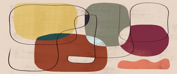 Colorful Mid-Century Art
