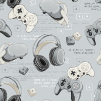 Game Mode: On - grey papiers peint