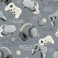 Game Mode: On - dark grey papiers peint