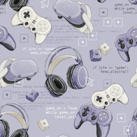 Game Mode: On - lavender papiers peint