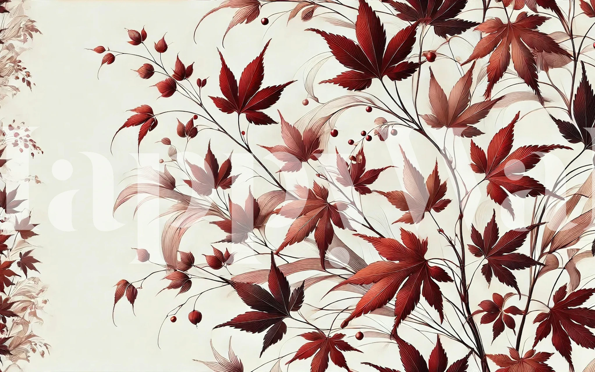 Japanese Maple wallpaper in a room setting