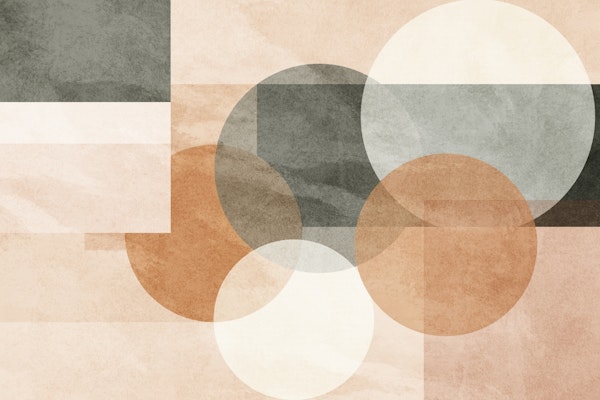 Geometric Soft Tones Art