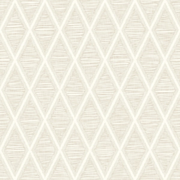 Diamond Trellis Geometric - Soft Neutral