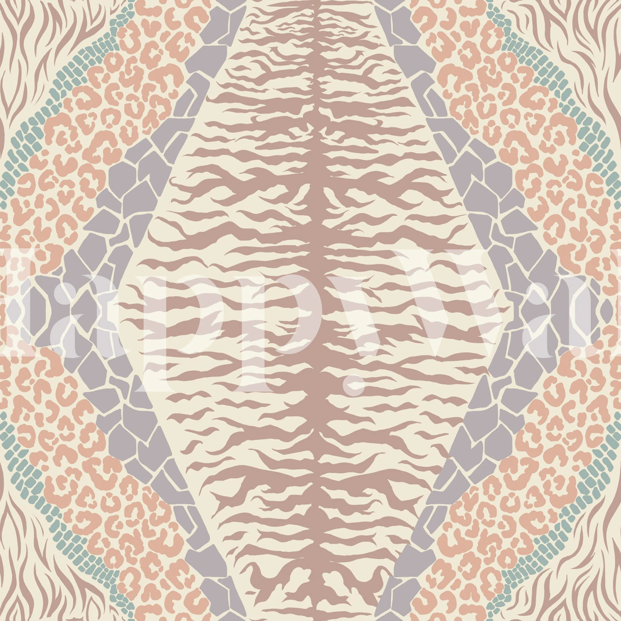 Comfort Creatures wallpaper in a room setting