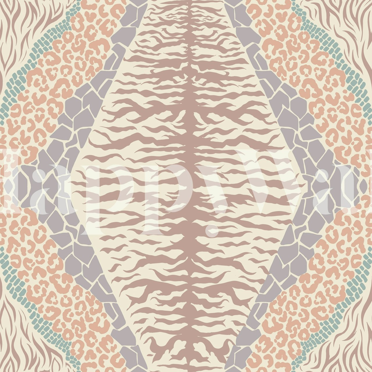 Comfort Creatures wallpaper in a room setting