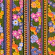 Folk Art Floral Stripes - Dark