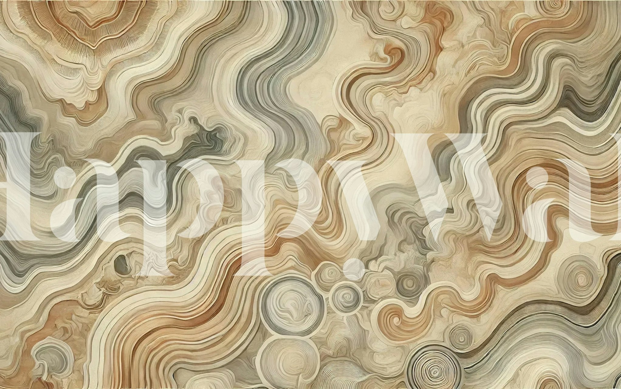 Agate Layers tapeta v interiéru