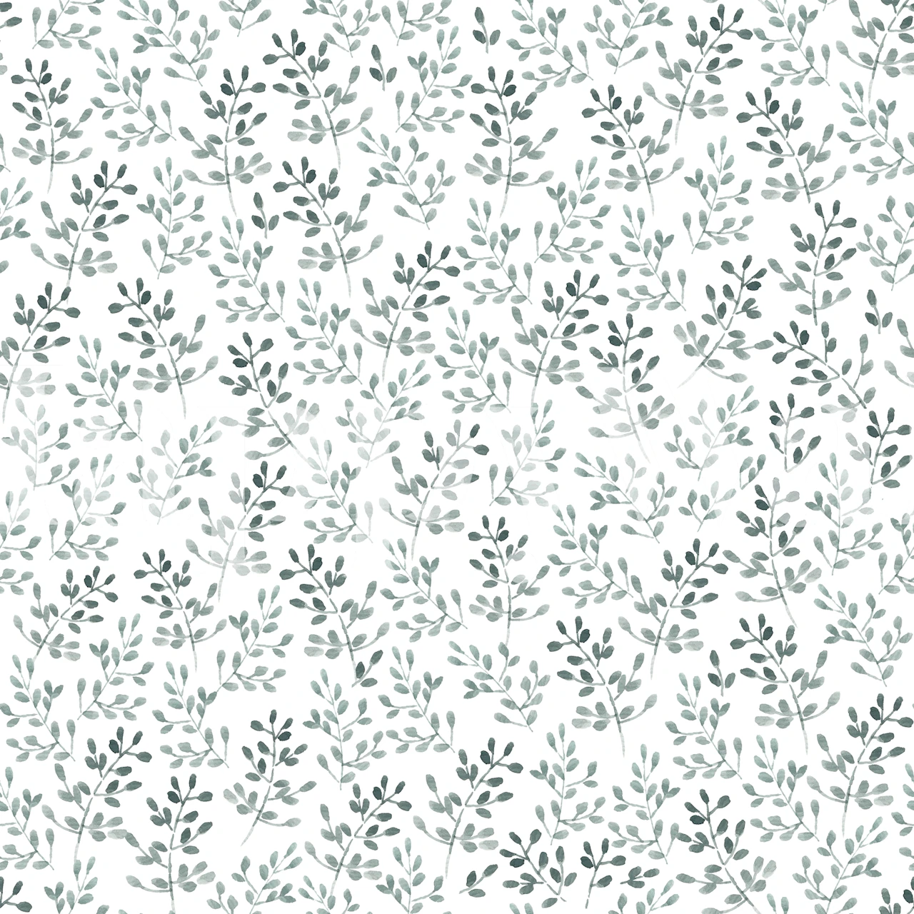 Tiny Branches Seamless Pattern wallpaper in a room