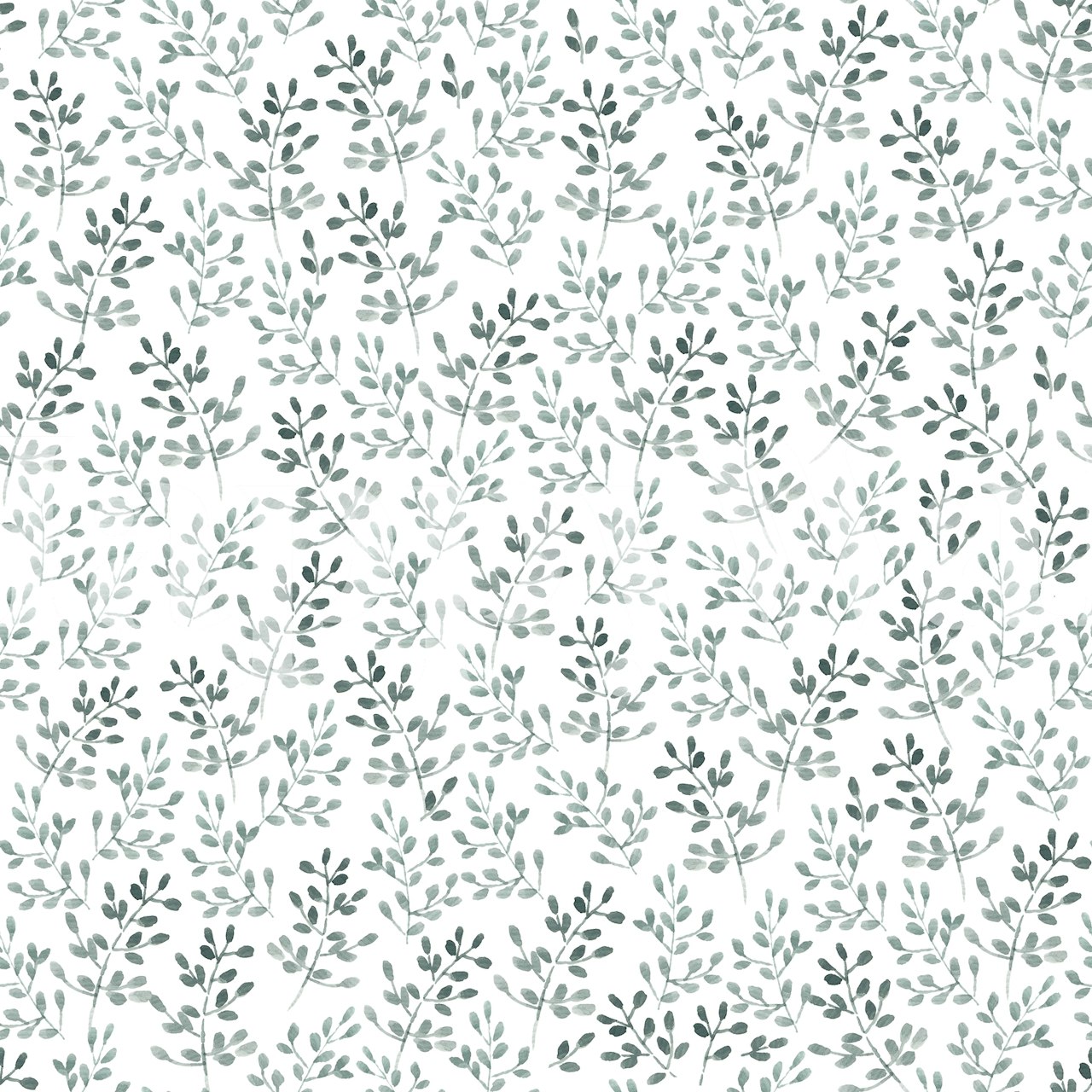 Tapeta Tiny Branches Seamless Pattern v místnosti