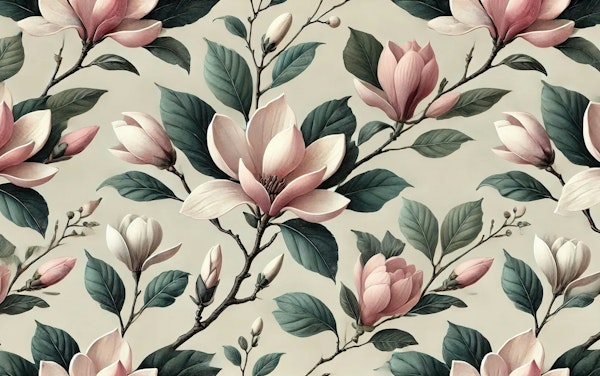 Blush Magnolia Bloom