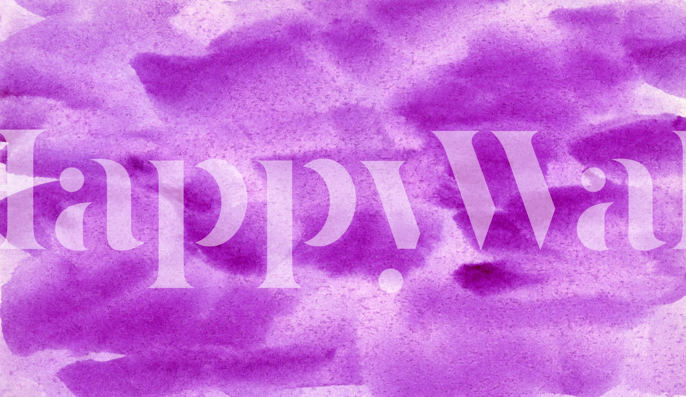 Soft Healing 08 papier peint aquarelle violet dans une pièce