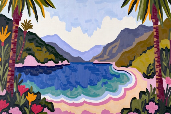 Tropical Beach Oasis