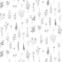 Wildflowers White - M wallpaper