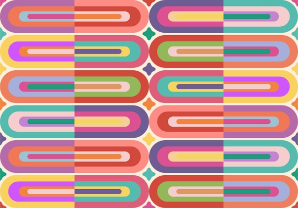 Retro Vibe Color Symphony