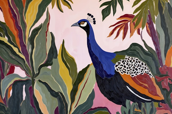 Exotic Peacock Artistry