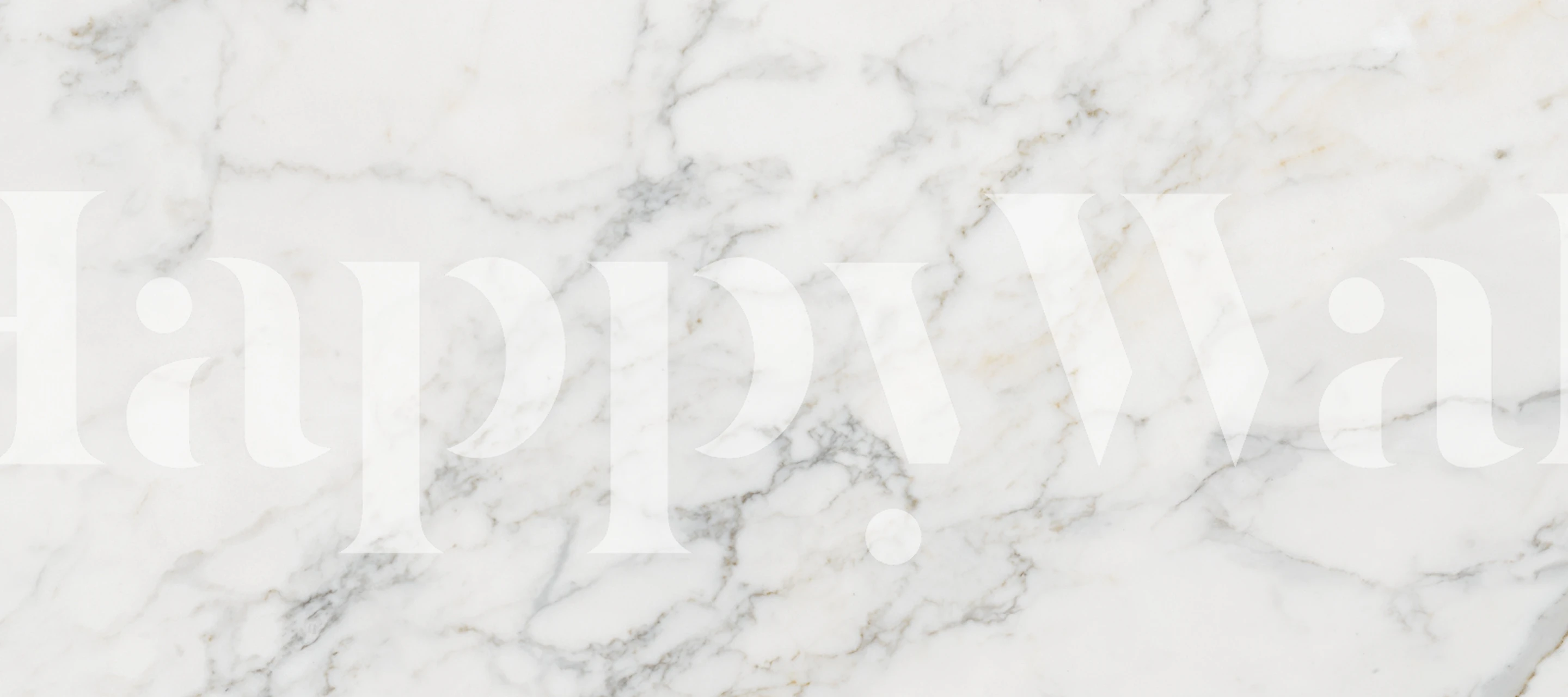 White marble surface with grey veining wallpaper