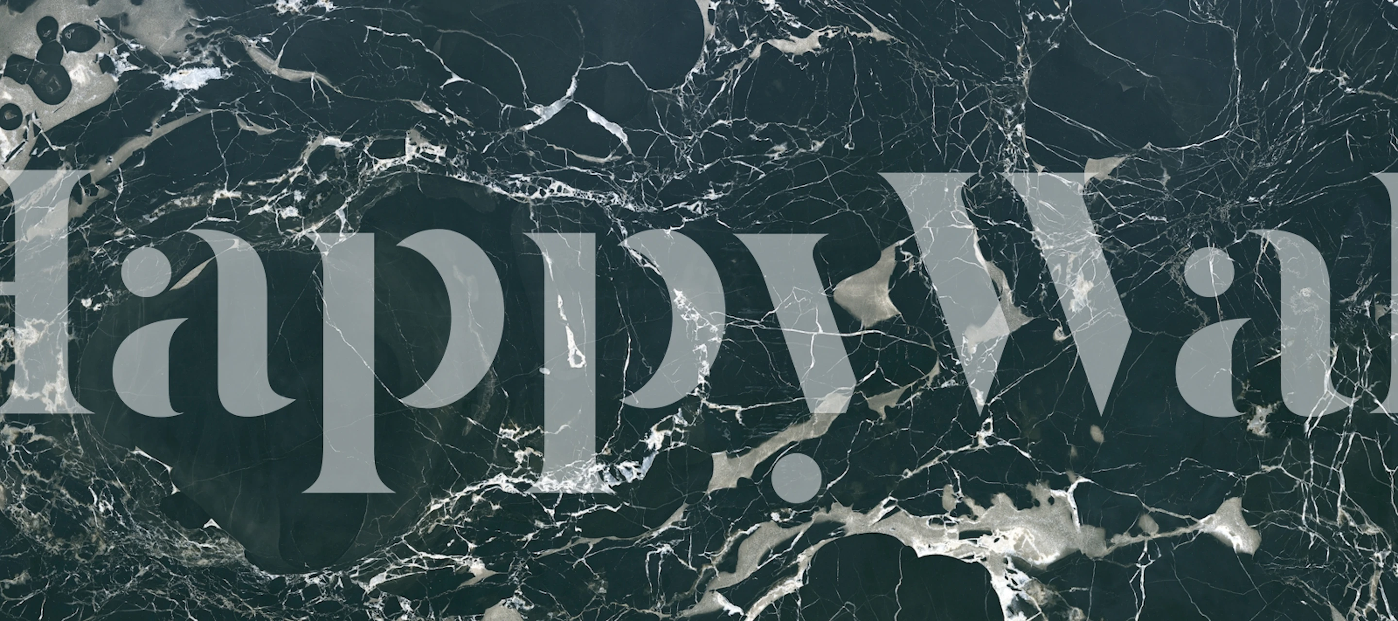 Grön natural stone texture wallpaper i ett rum